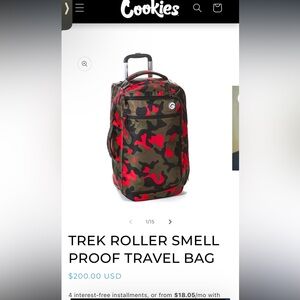 Cookies travel bag